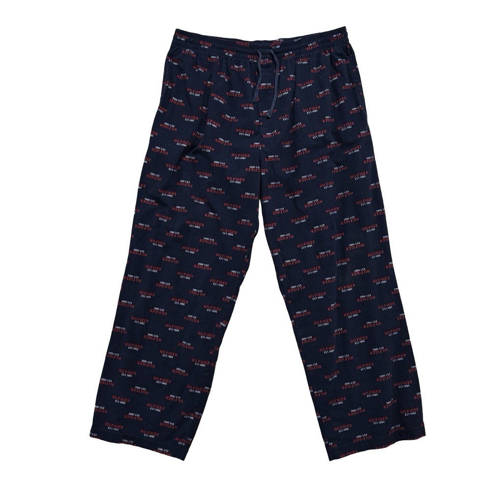 Tommy Hilfiger Men's AOP Lounge Pajama Sleepwear Pants Size XL 34 x 28